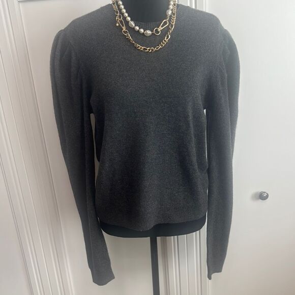 Frame Charcoal Cashmere Sweater - Picture 1 of 3